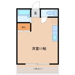 ホープフルハイツの物件間取画像